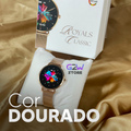 ROYALS CLASSIC WEARZONE | Smartwatch Elegante | AMOLED | VIDRO GORILLA GLASS até 3 Dias de Bateria