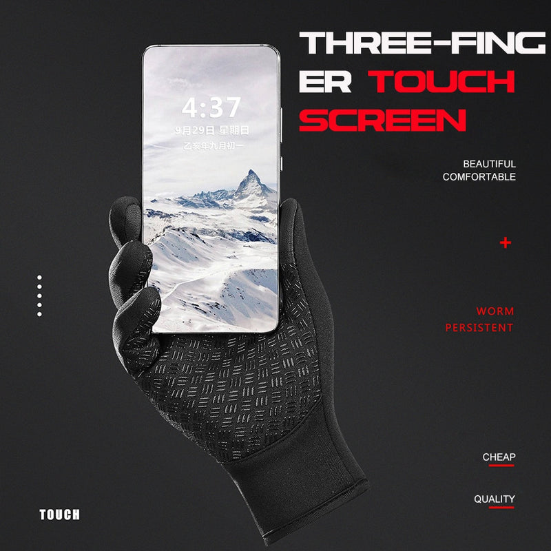 Touch Pro: Luvas Térmicas Full Finger Proteção Extrema